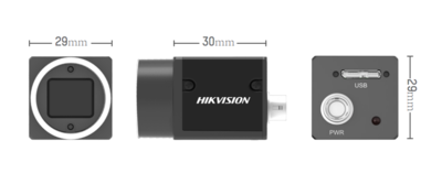 Kamera Hikvision USB3.0 Area Scan MV-CA013-21UM - 2
